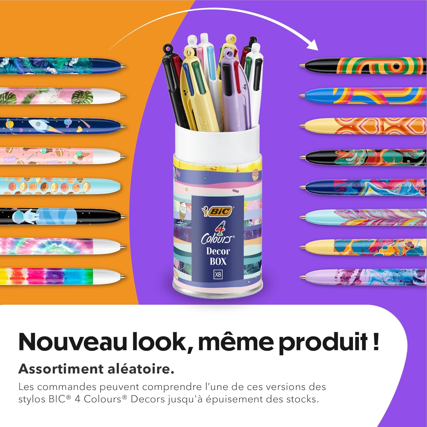 Thumbnail 5 de BIC 4 Colours Message Box Retractable Pens