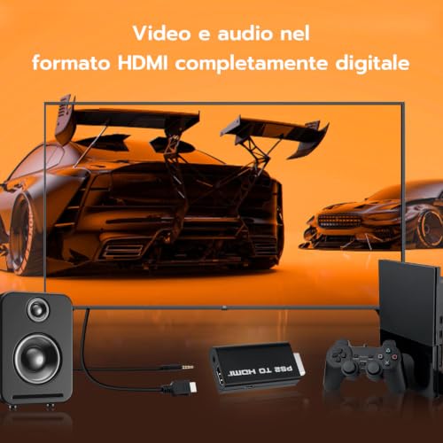 Thumbnail 8 de Mcbazel adattatore PS2-HDMI con uscita audio da 3,5 mm