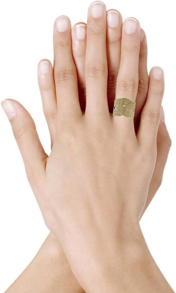 Thumbnail 2 de Bague Plaqué Or Entrelacée Torsadée – Les Poulettes Bijoux