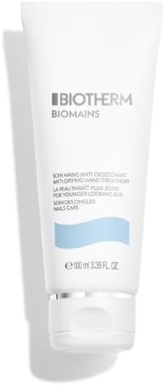 Detalle de BIOTHERM Biomains: Crema Anti-Età per Mani e Unghie, Life Plankton e Vitamina E, 100 ml