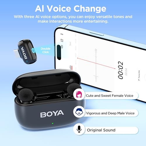 Thumbnail 4 de BOYA mini 2 Wireless Lavalier Microphone 30H 🎤