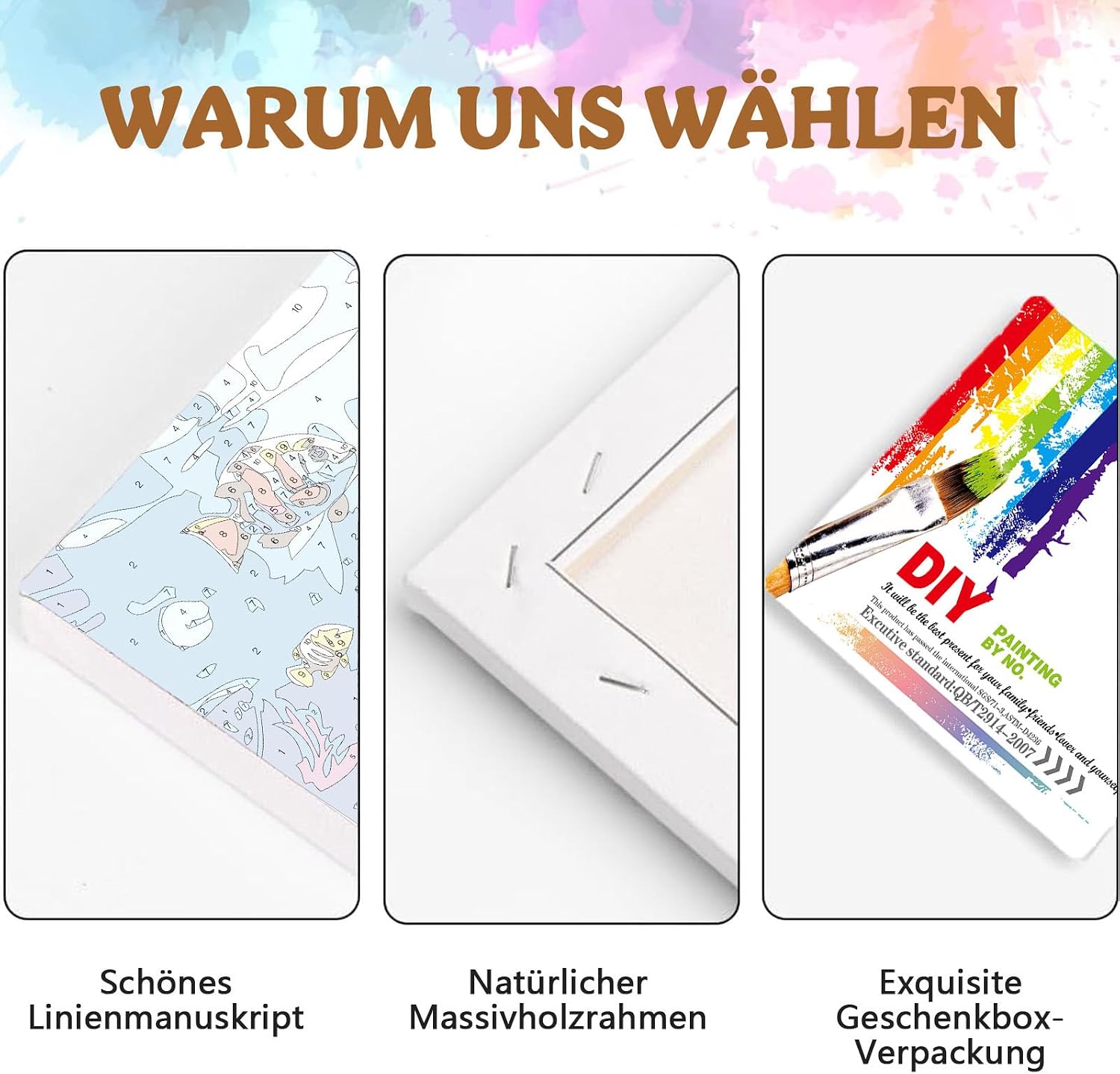 Thumbnail 6 de Malen nach Zahlen Meeresschildkröte 20 x 20 cm