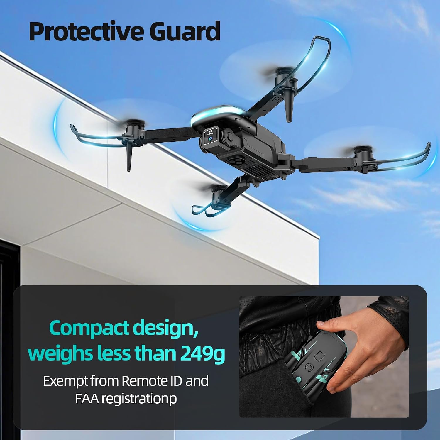 Thumbnail 4 de 1080P Mini Drone with Camera
