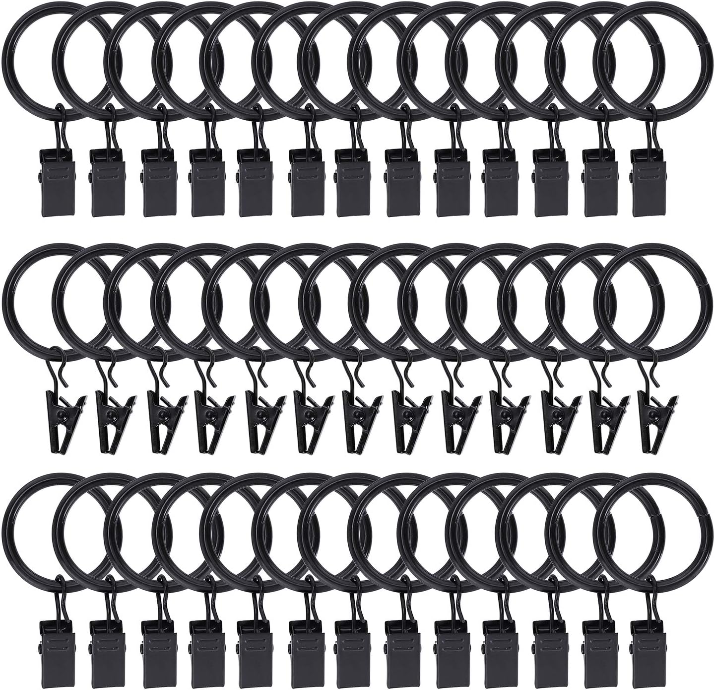 Lansian Curtain Rings, 304 Stainless Steel