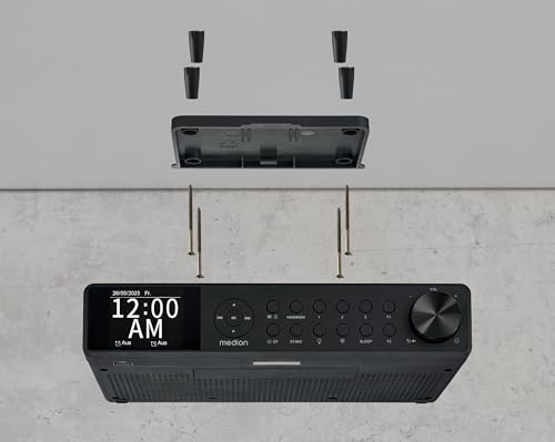 Detalle 2 de MEDION P66750, radio da cucina sottopensile DAB+ con Bluetooth e display TFT