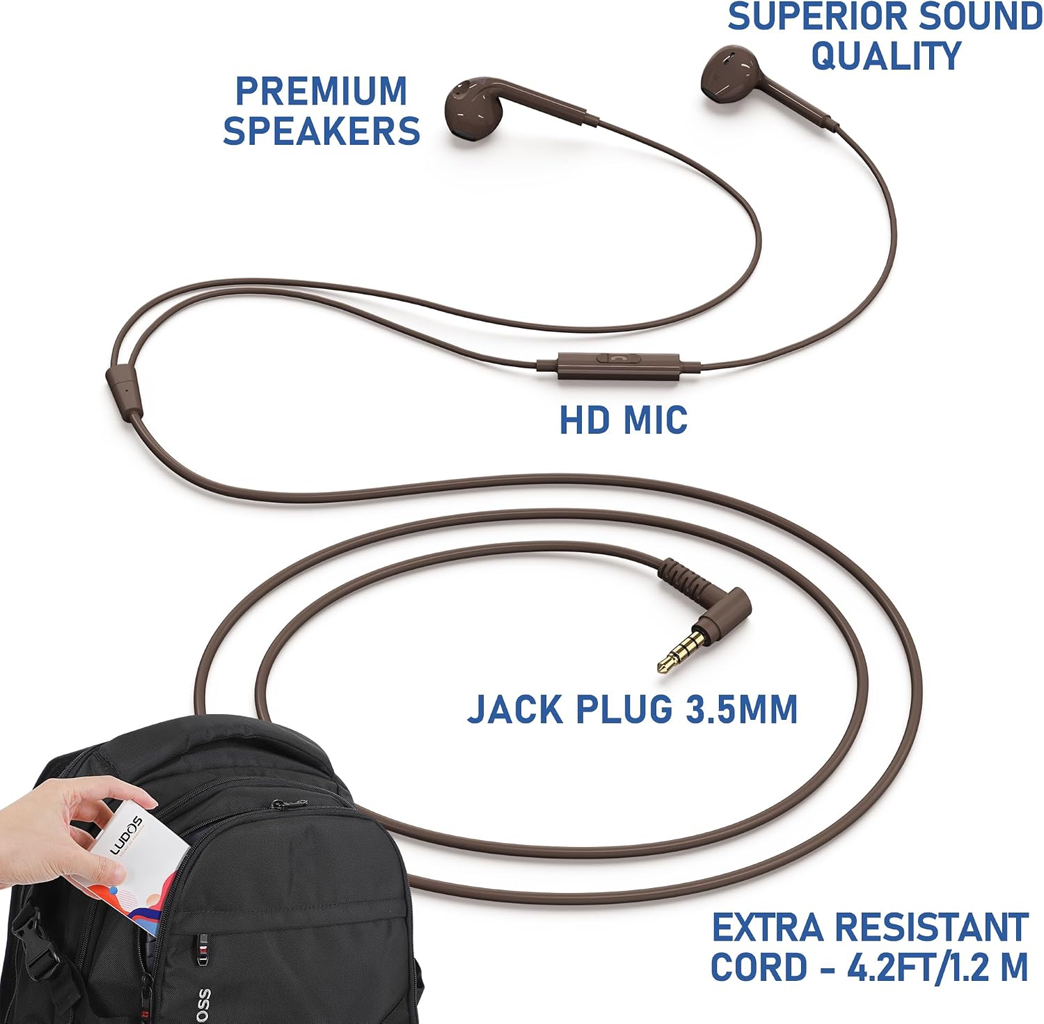 Thumbnail 1 de LUDOS ZENITH Auricolari In-Ear con Filo: stile minimal e audio di dettaglio