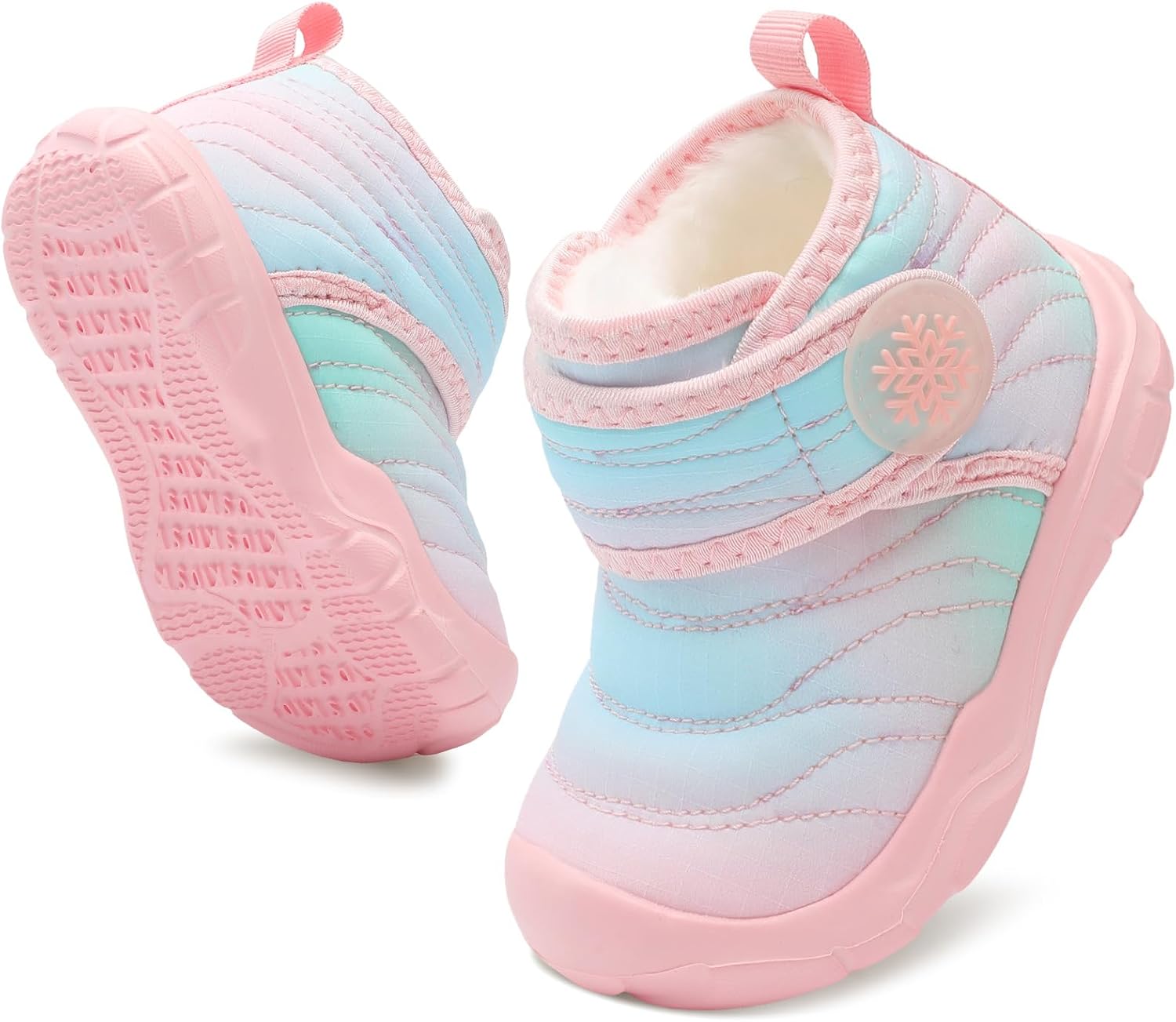 Thumbnail 6 de BARERUN Baby Winter Boots Faux Fur Lining
