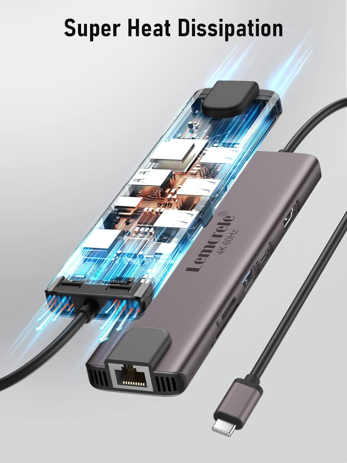 Thumbnail 6 de Lemorele Hub USB C 10-in-1 con 100W