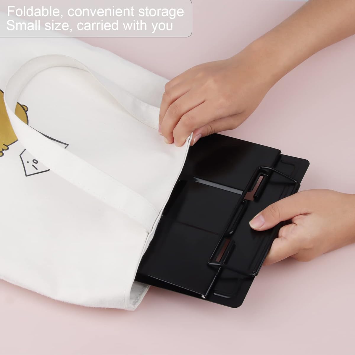 Thumbnail 1 de Adjustable Metal Book Stand 20×16×19cm 📚