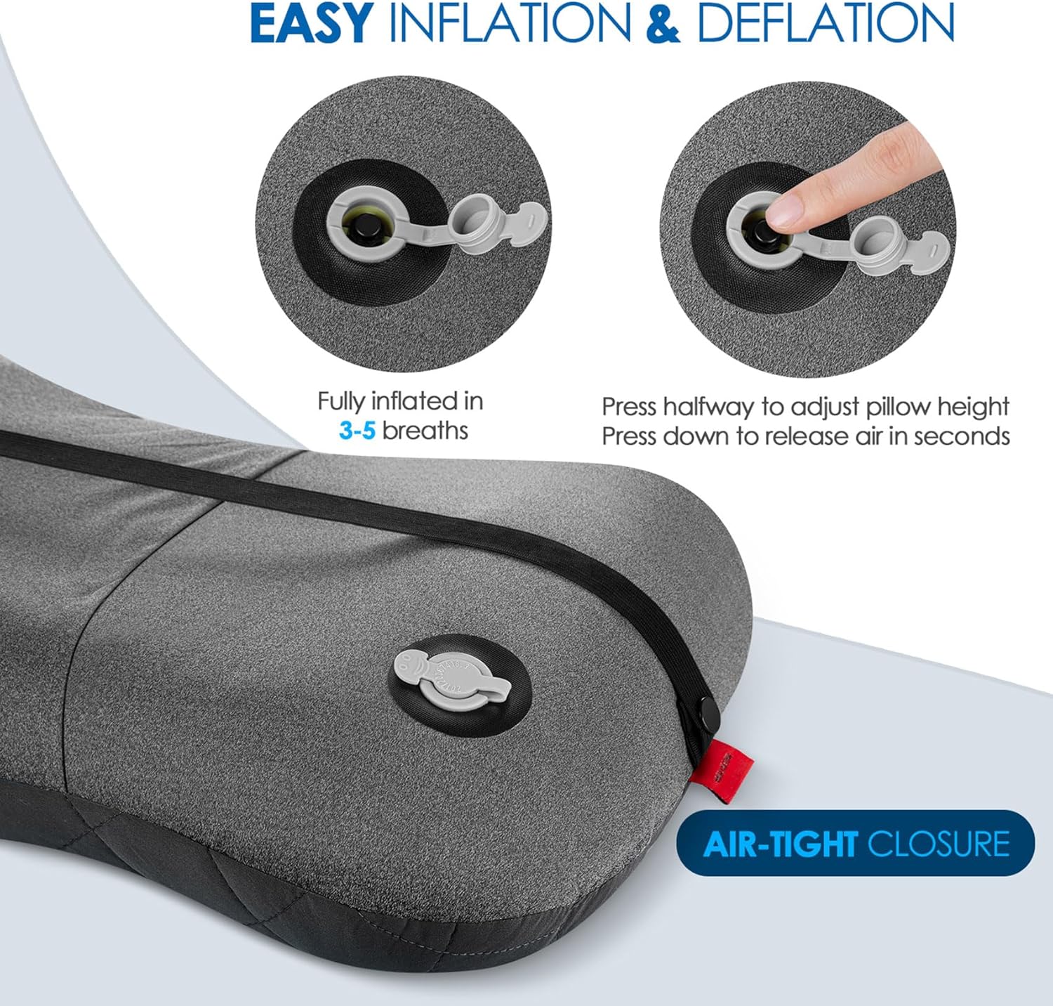 Thumbnail 5 de Hikenture Camping Pillow Ultralight inflatable neck support