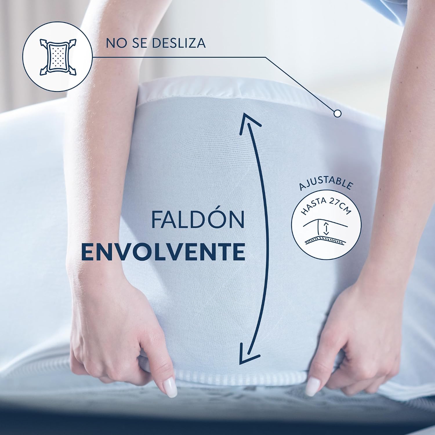 Detalle 2 de Dreamzie protector 135x190 impermeable
