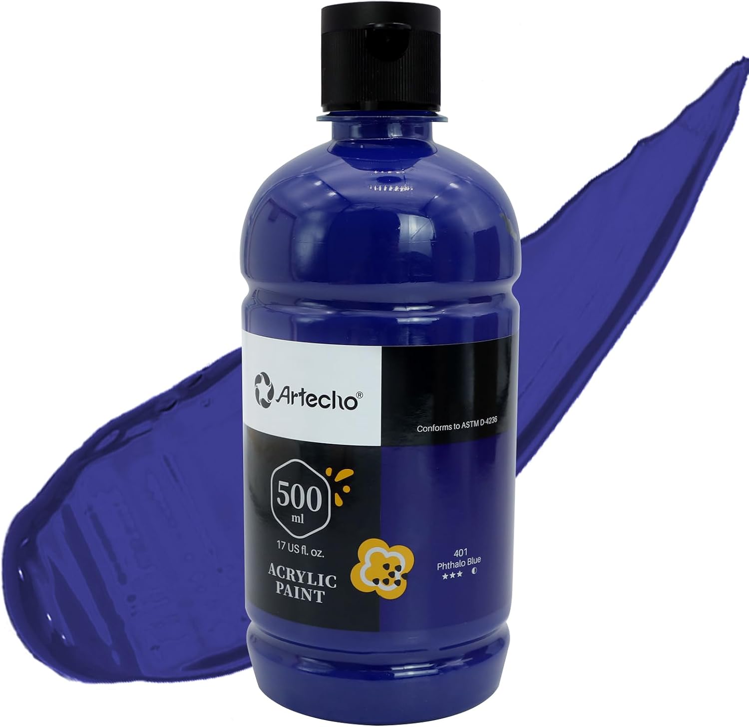 Thumbnail 6 de Artecho Sage Green Acrylic Paint 500ml – Multi-Surface Craft Colour