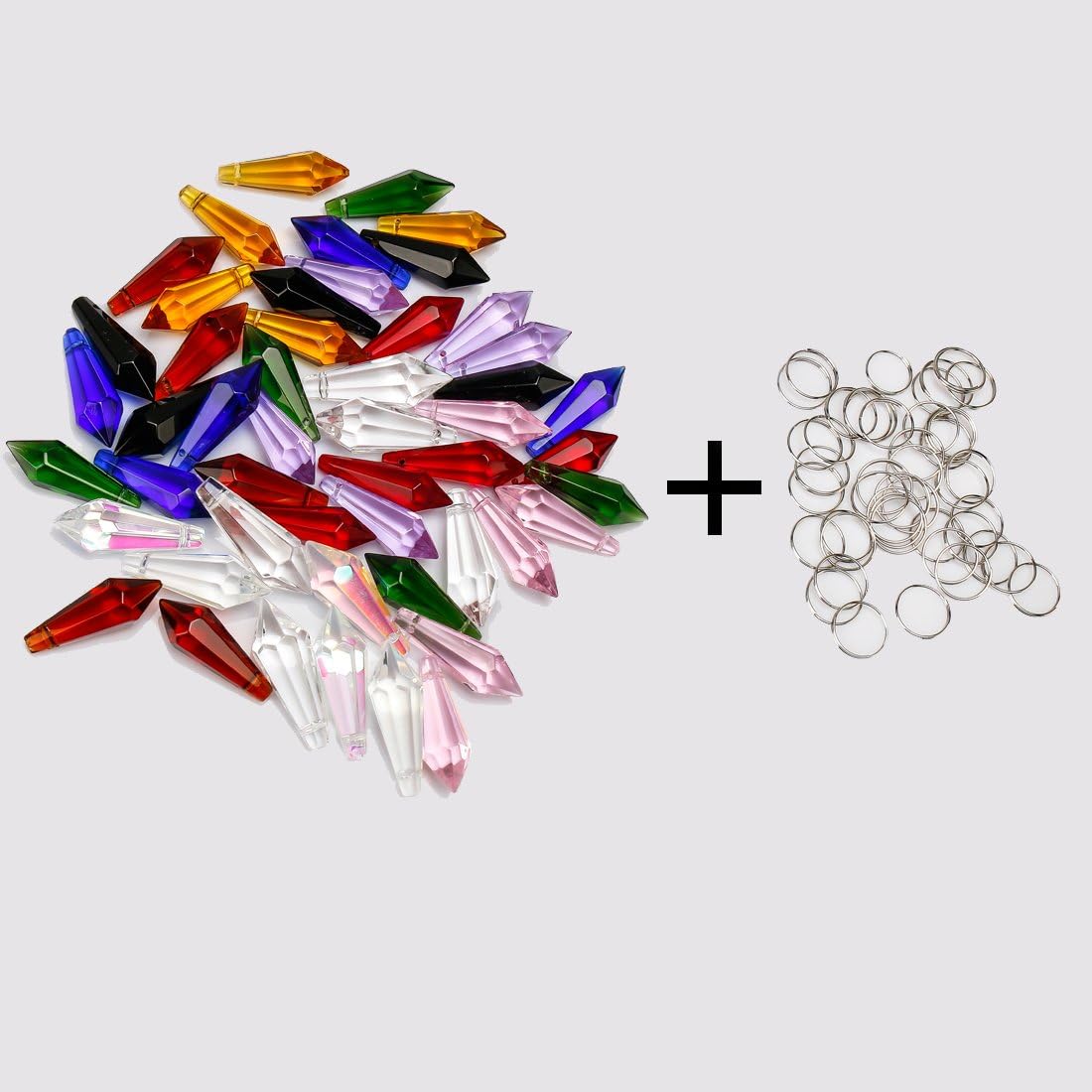 Thumbnail 6 de H&D HYALINE & DORA 38mm crystal icicle prisms