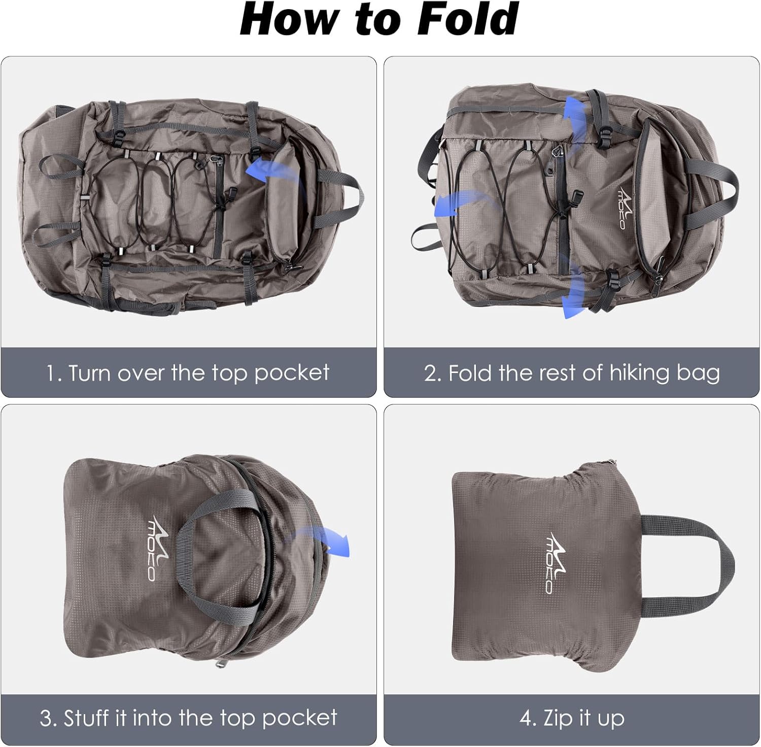 Thumbnail 4 de MoKo 40L Hiking Backpack: a practical large-capacity daypack for outdoors