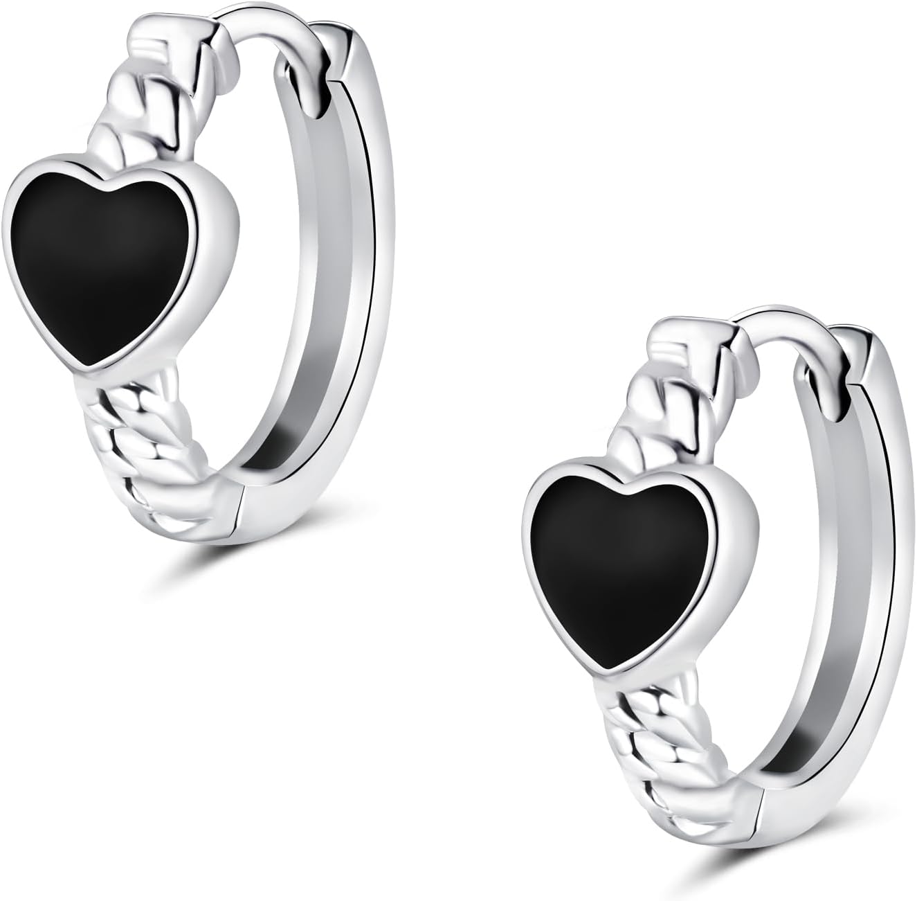 Thumbnail 5 de Loutade Creolen Silber Damen Ohrschmuck 5A Zirkonia