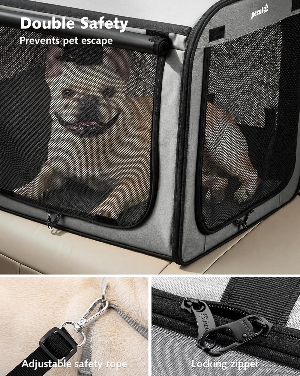 Thumbnail 3 de pecute Hundetransportbox Stabil 61x52x45 cm
