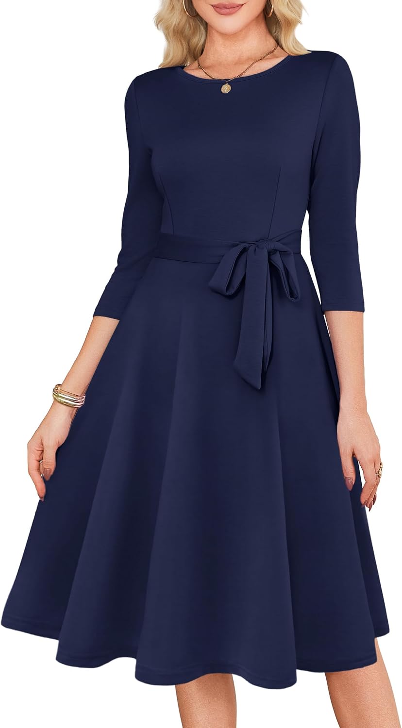 Detalle 2 de RUMIA Women's Cocktail Dress 3/4 Sleeve