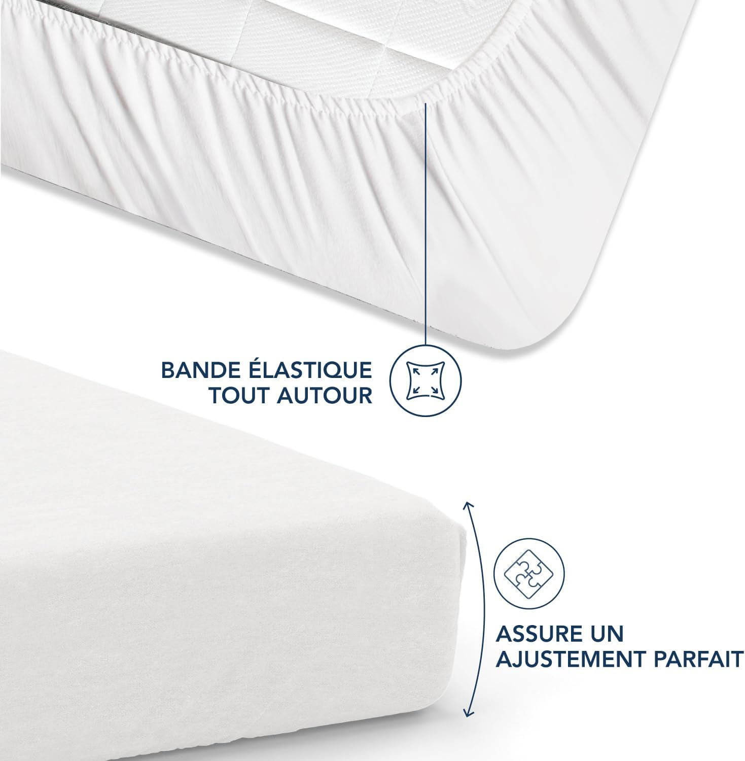 Detalle de Dreamzie drap housse microfibre 180 x 200
