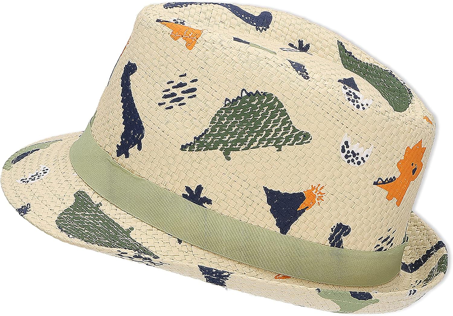 Detalle 2 de Sterntaler Strohhut Dino – Sommerhut mit UV-Schutz 50+ für Jungen