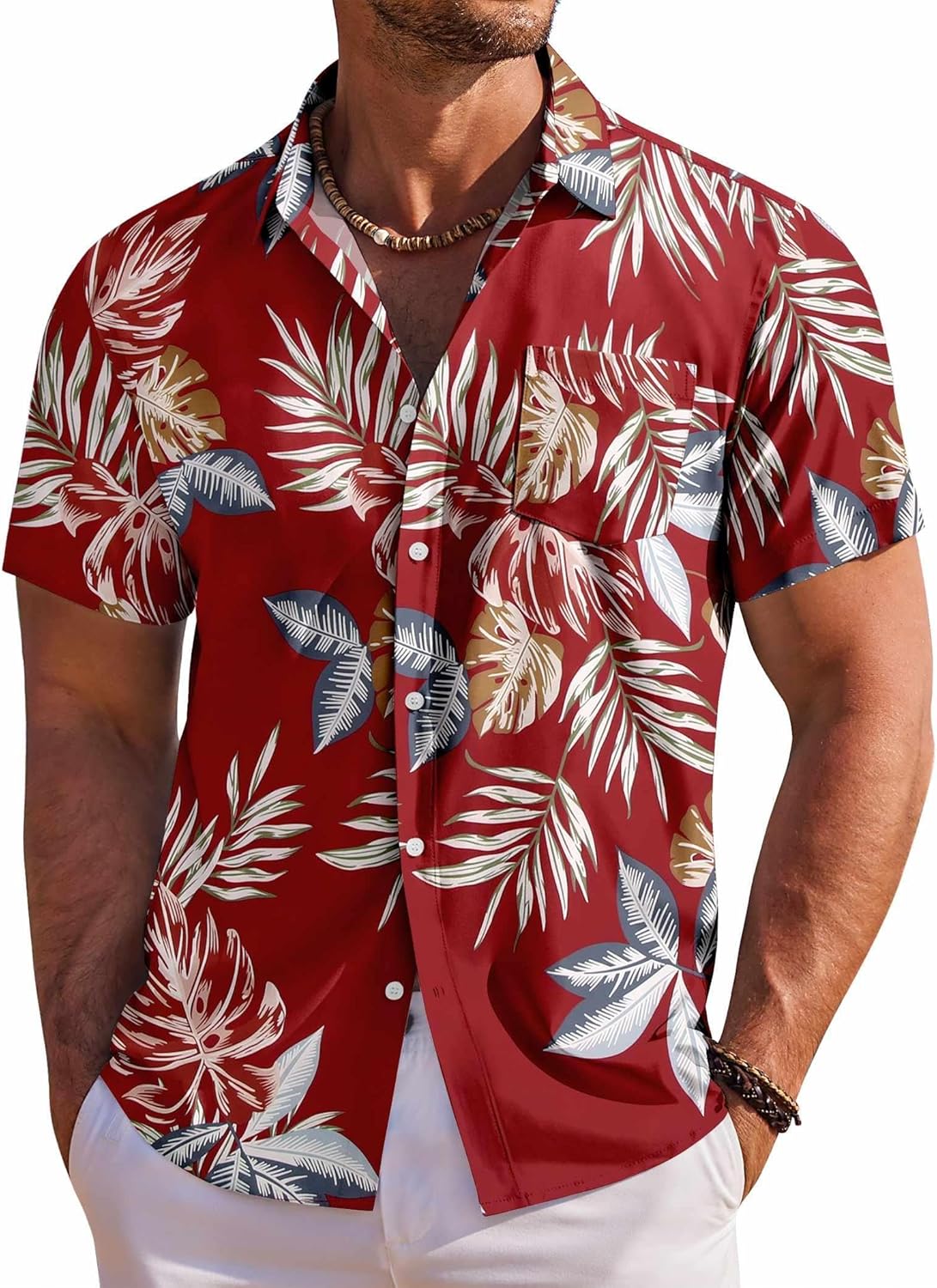 COOFANDY Hawaiian Shirt Short Sleeve 🌺