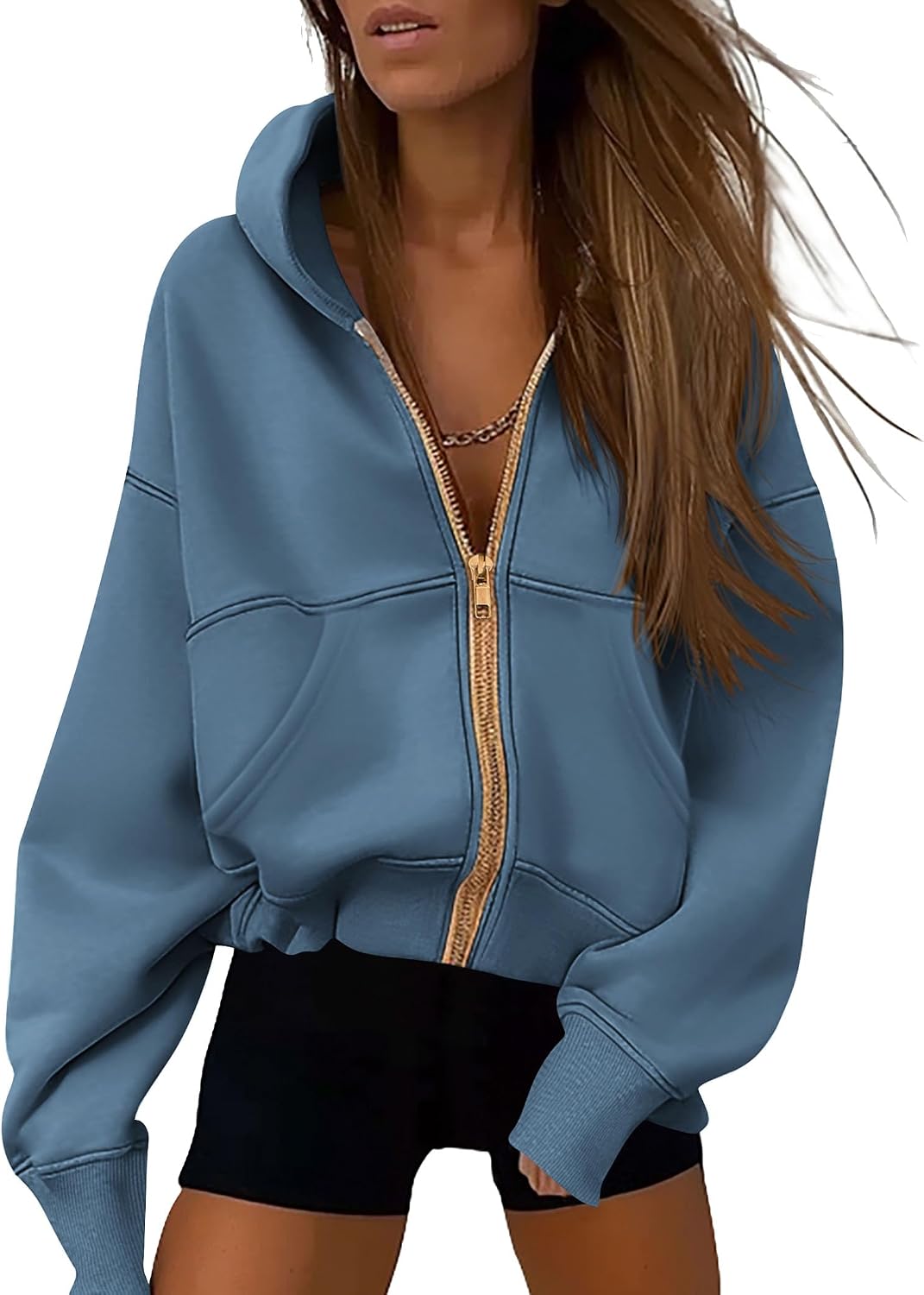 Detalle de PRETTYGARDEN Hoodies Zip Up Hoodie US 4-16