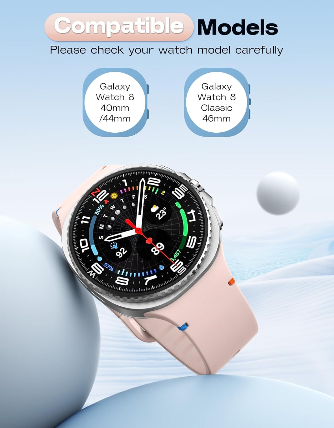Detalle 2 de MoKo Sport Strap for Samsung Galaxy Watch 8 40mm