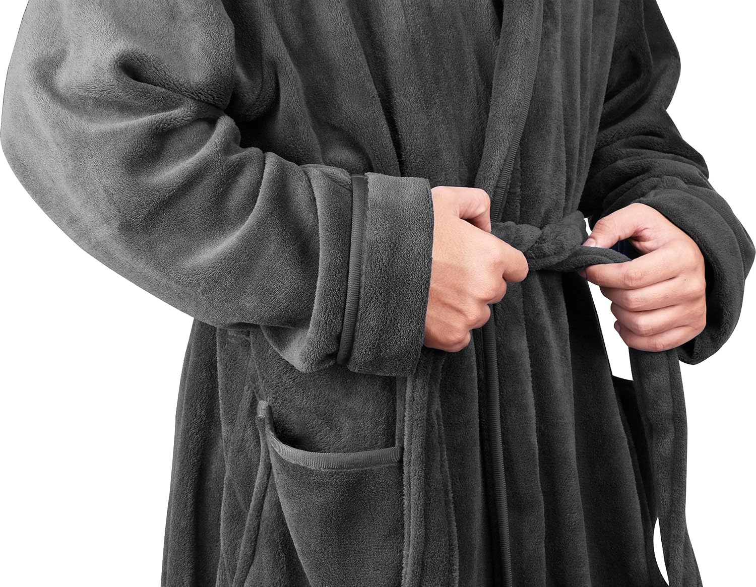 Detalle 2 de NY Threads Robe de chambre col chĂąle đ