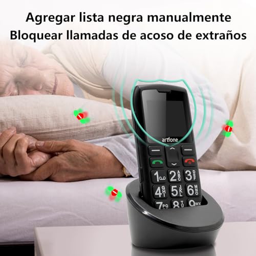 Thumbnail 4 de artfone C1+ 4G Volte Teléfono Senior con Botón SOS