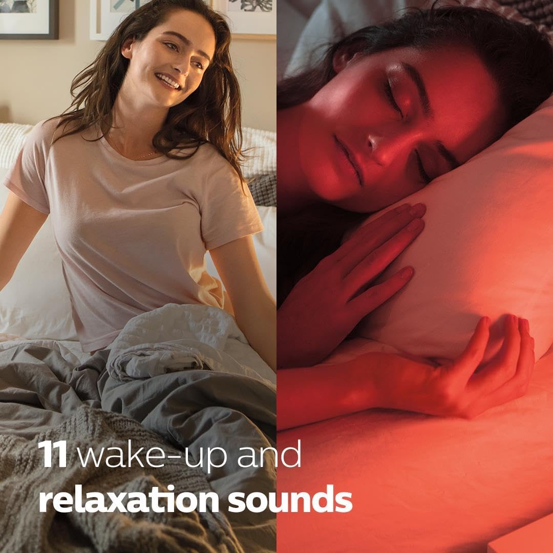 Detalle 2 de Philips SmartSleep HF3651/01 Sleep and Wake-Up Light with Simulated Sunrise & Sunset
