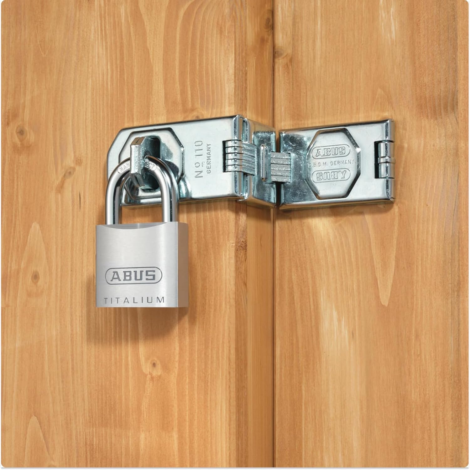 Detalle de ABUS Titalium 64TI/60 – Cadenas de cave en aluminium spécial avec corps en aluminium et anse en acier trempé, niveau de sécurité ABUS 6