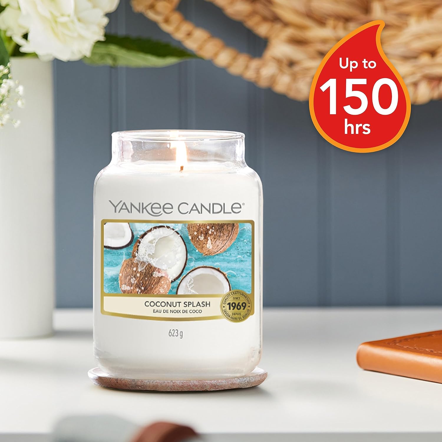 Thumbnail 2 de Yankee Candle Candela profumata in giara grande – Latte di cocco