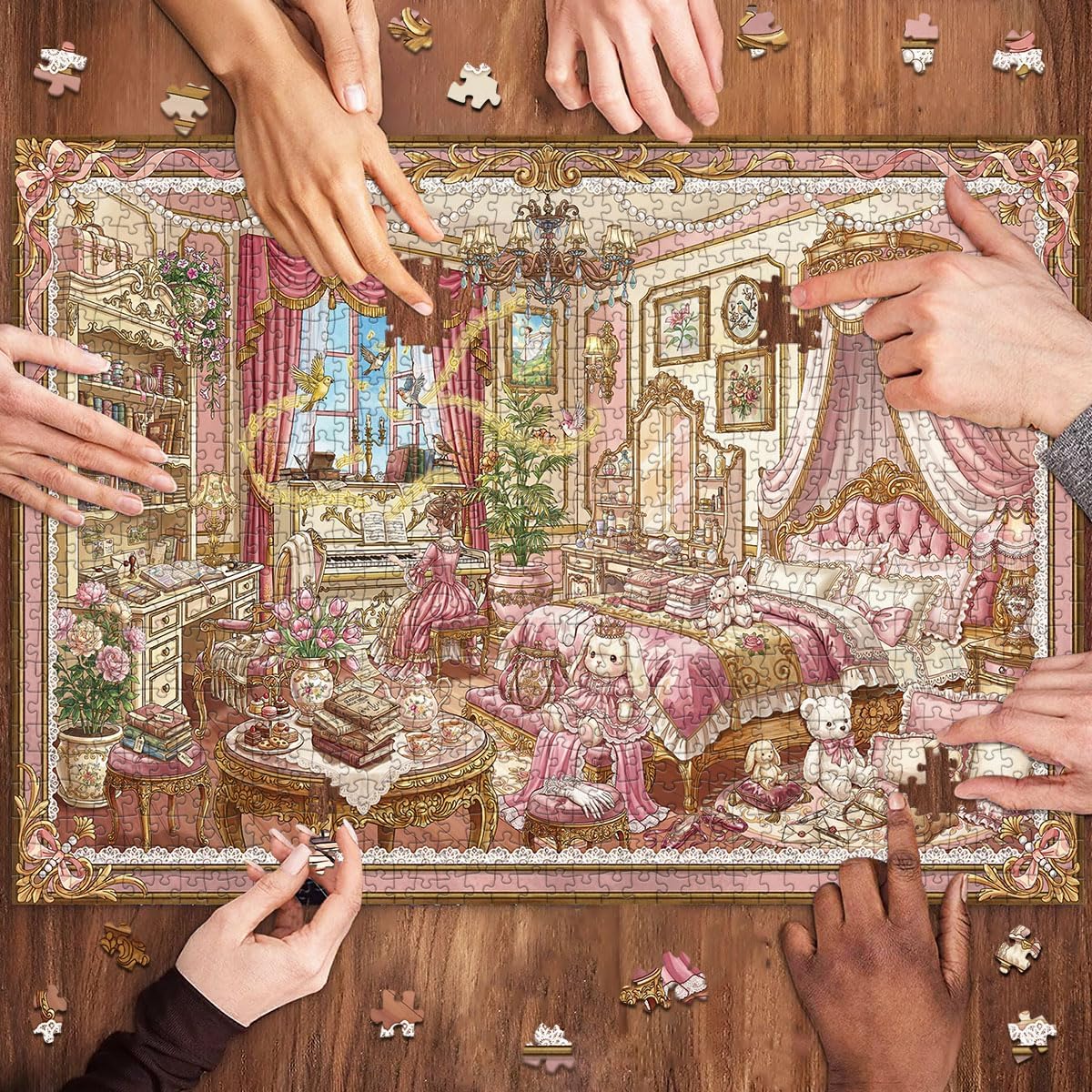 Detalle de HUADADA 1000-piece jigsaw puzzle