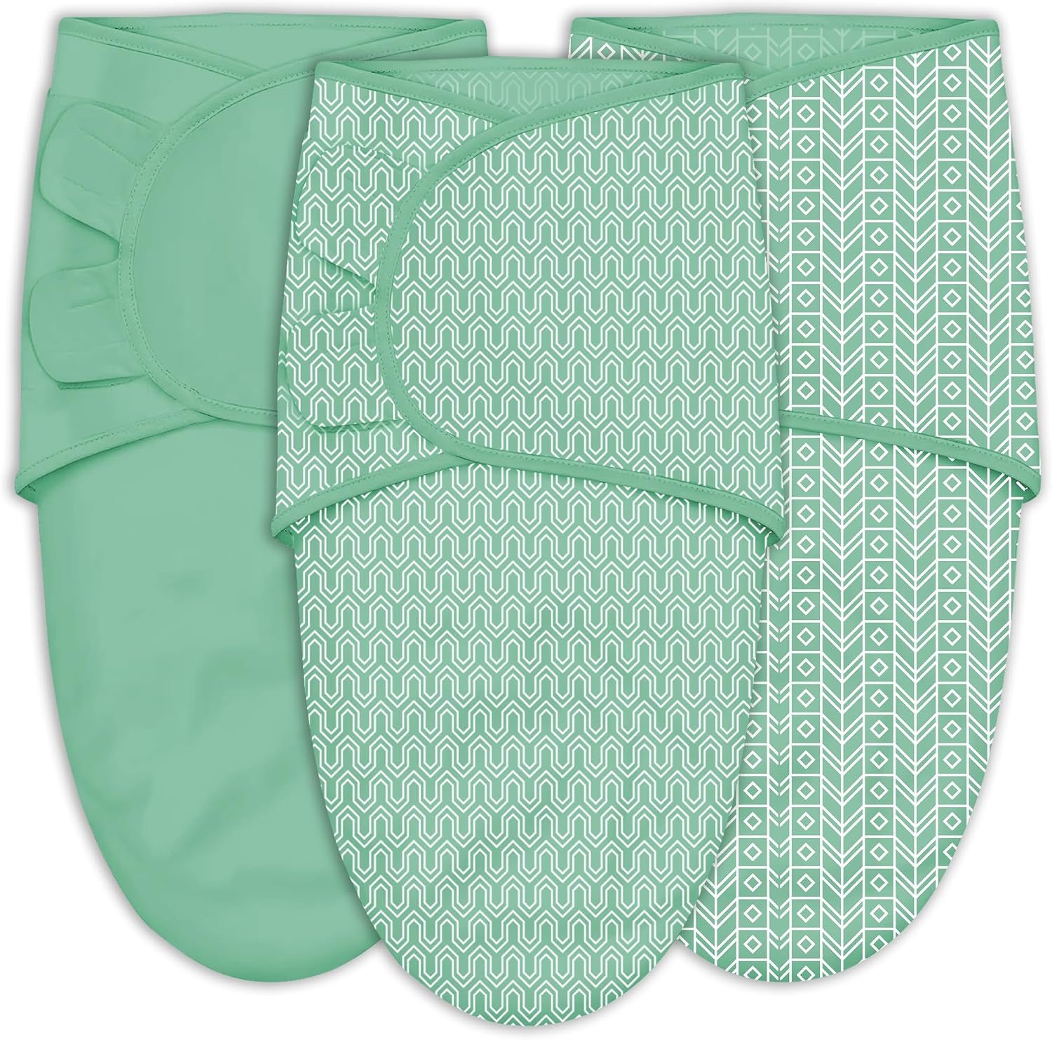 Detalle de SWEET DOLPHIN Baby Swaddle Sleep Sacks, 3-Pack