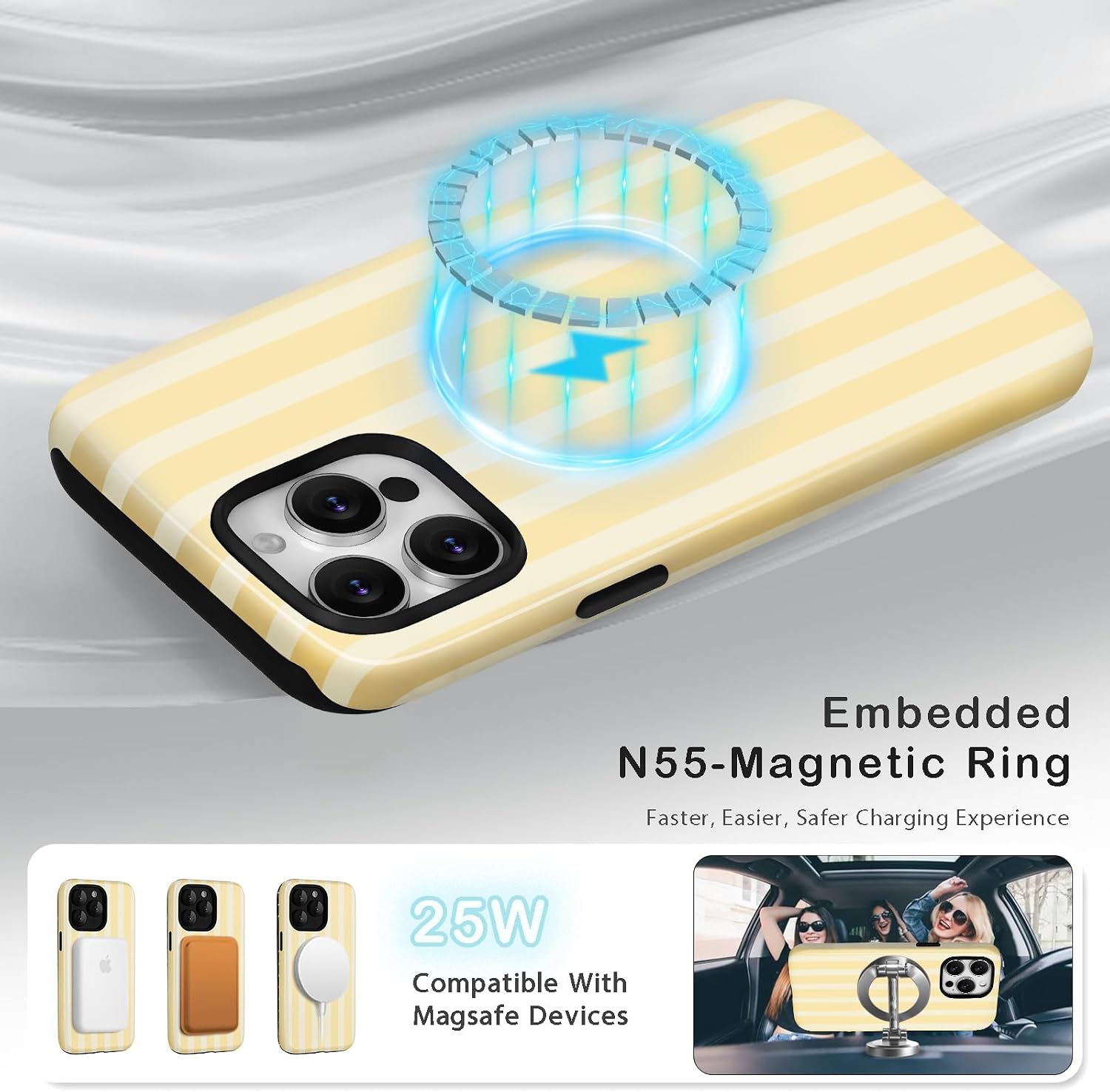 Detalle 2 de Amzfield iPhone 15 Pro case, 6.1-inch