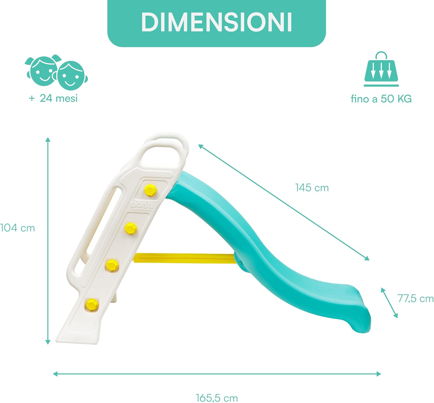 Detalle 2 de Baroni Toys Scivolo per Bambini 145 cm