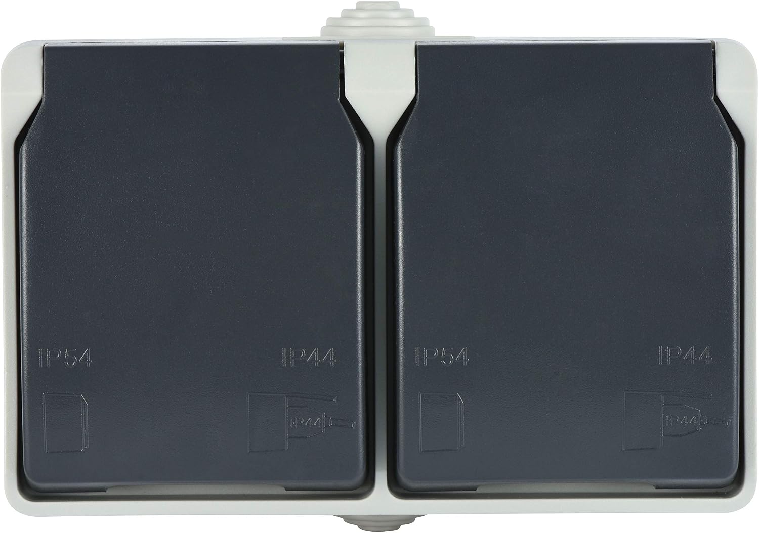 Detalle 2 de Presa doppia Electraline 2, IP44 16 A