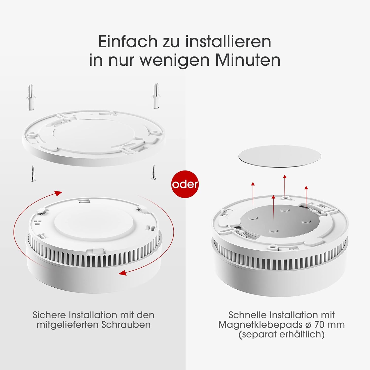 Thumbnail 3 de X-Sense Verbesserter Rauchmelder 10 Jahre Batterie 5er Set