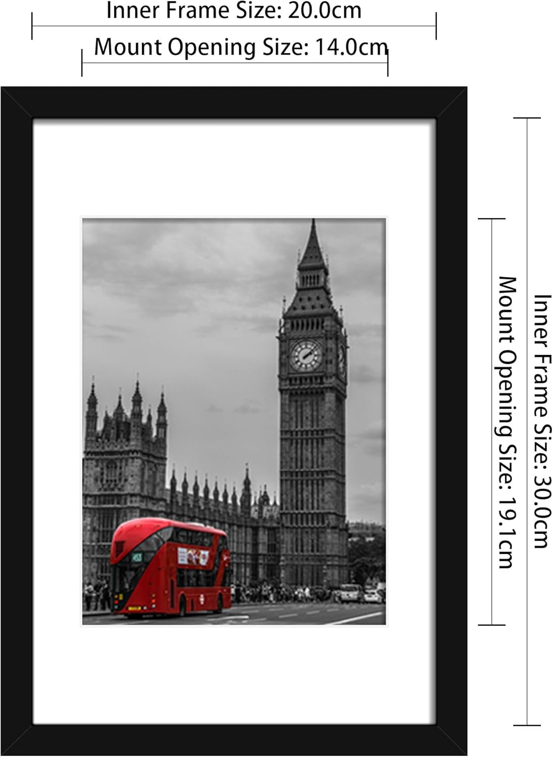 Detalle 2 de Tinkeps 4 Pack 20x30cm Picture Frame