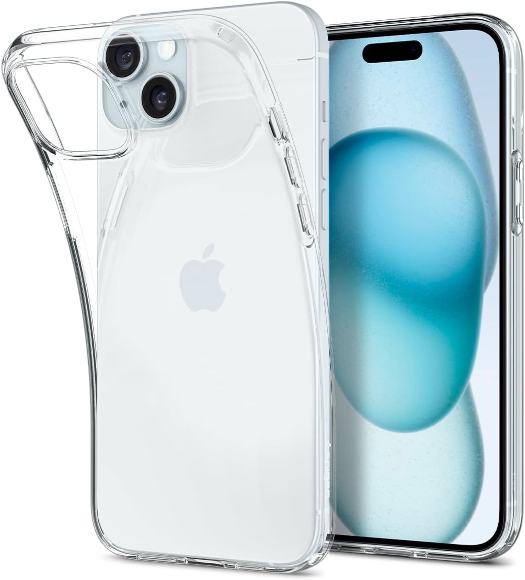 Detalle de Spigen Liquid Crystal Coque iPhone 15 transparente