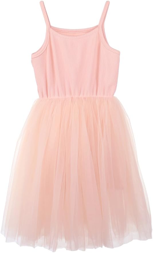 Detalle de Baby Girl Tutu Dress Toddler Kids Sleeveless Tulle Casual Birthday Party Dresses Princess Sundress