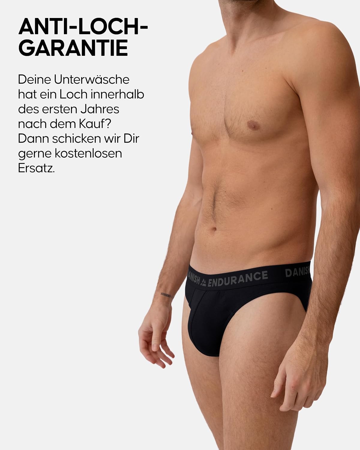 Detalle 2 de DANISH ENDURANCE Bambus Slips 6er Pack