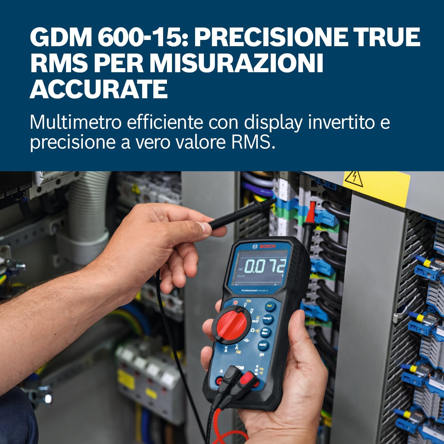 Thumbnail 1 de Bosch Professional Multimetro GDM 600-15: affidabile True RMS per campo e laboratorio