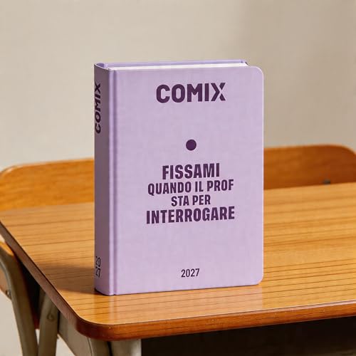 Detalle 2 de COMIX Agenda Giornaliera 16 Mesi 2027 – Copertina rigida, Mini 11x15,3 cm, 576 pagine