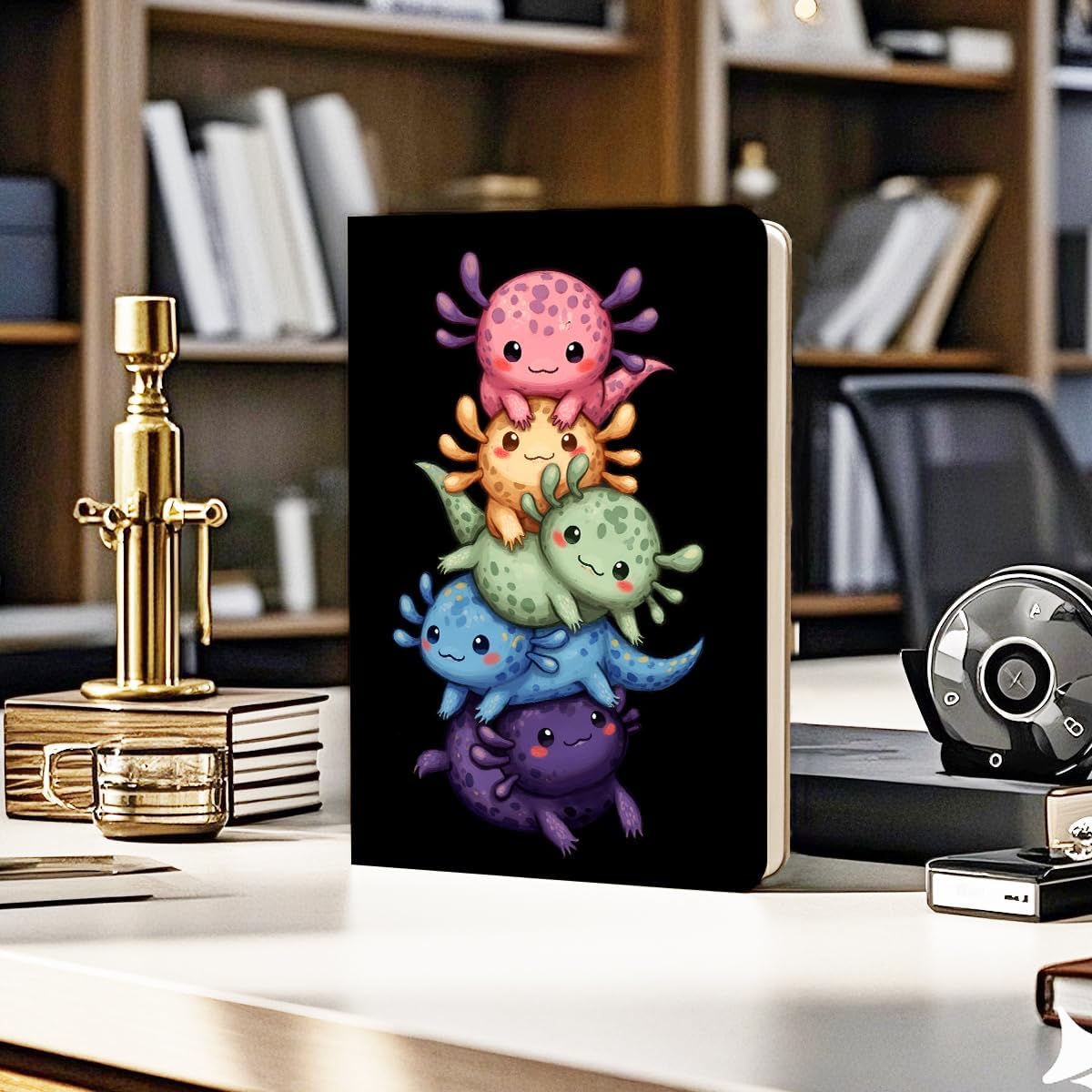 Detalle de Lovdazzles Cute Axolotl Journal 02, A5 Ruled Notebook, 200 Pages