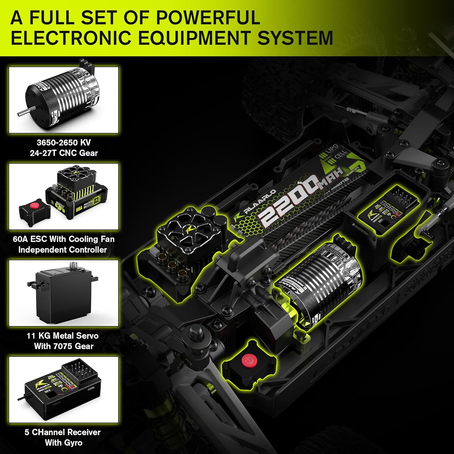 Thumbnail 1 de RIAARIO 1:10 Brushless RC Car 50 mph