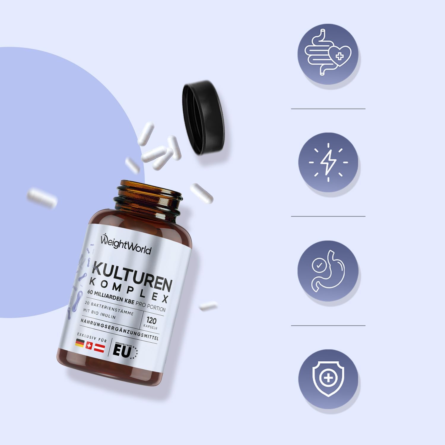 Thumbnail 6 de WeightWorld Kulturen Komplex 120 Kapseln 💊