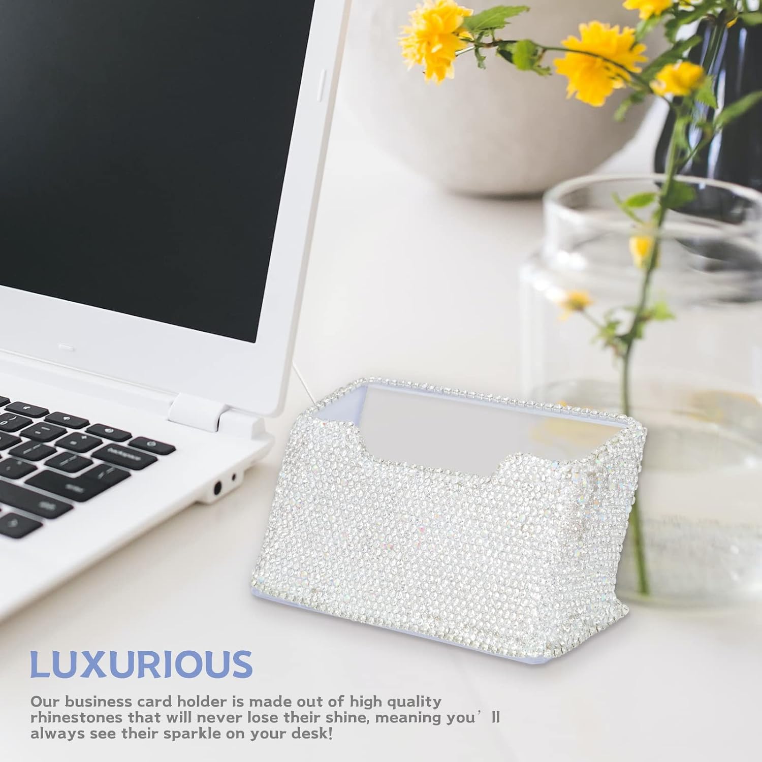 Detalle 2 de KEYPOWER Business Card Holder, White