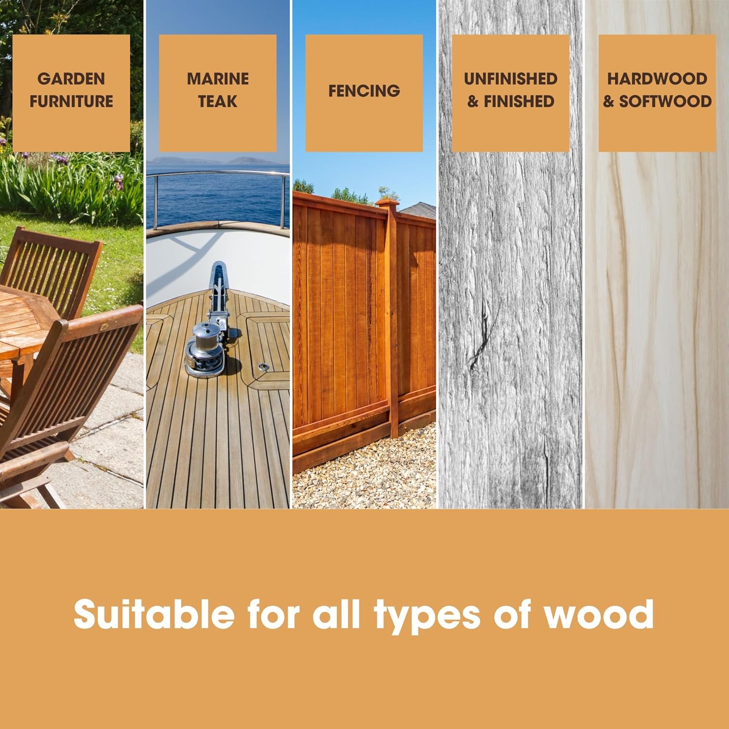 Thumbnail 4 de Furniture Clinic Teak Oil For Wood – 2.5L: Restore & Protect Indoor & Outdoor Furniture