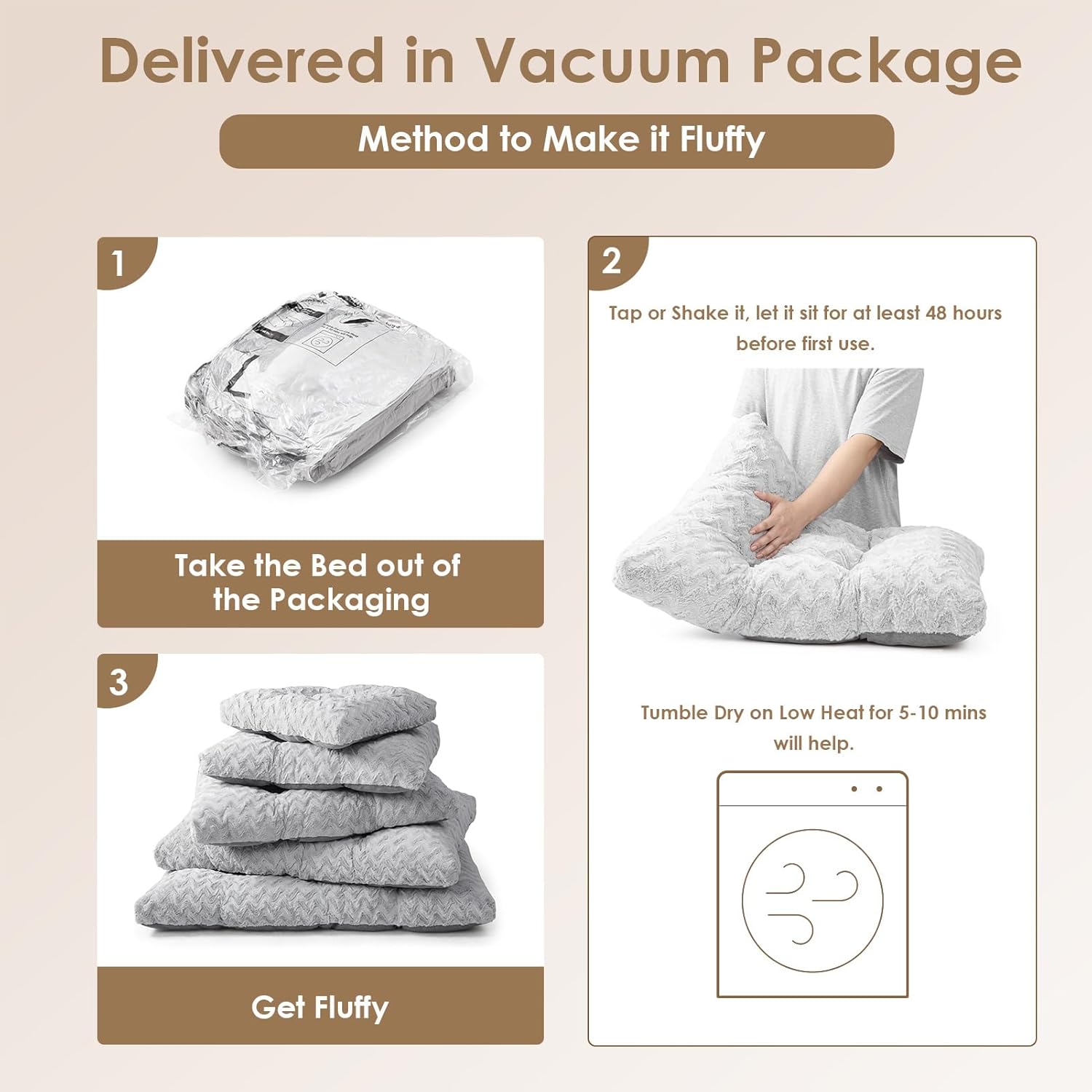 Thumbnail 4 de EHEYCIGA Hundebett XL 104x68cm