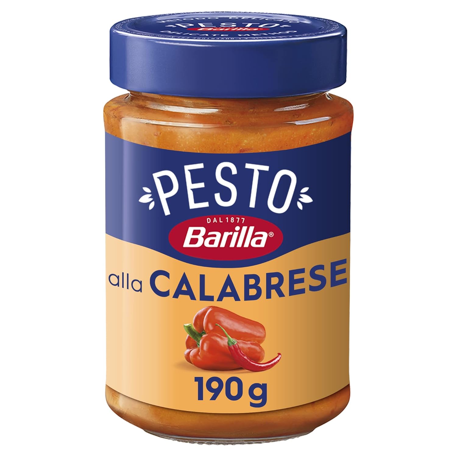 Detalle 2 de Barilla Pesto Basilico e Limone – Glutenfreies Basilikum-Zitronen-Pesto, 12x190 g